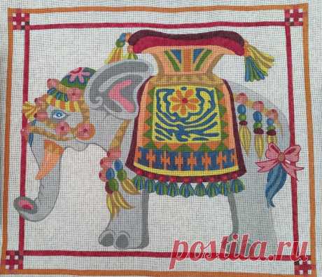 Peter Ashe Hand-painted 18 Ct. Porcelain Elephant Needlepoint Canvas - New • $36.00 PETER ASHE HAND-PAINTED 18 Ct. Porcelain Elephant Needlepoint Canvas - New - $36.00. New 18-count handpainted Peter Ashe needlepoint canvas - Porcelain Elephant. Exterior is 20 in. long x 18 in. high. Design area is 16 in. long x 14 in. high. On white canvas. Stored in a smoke-free, fragrance-free environment. FREE shipping to U.S. only. 254176416402