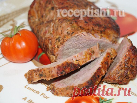 Свинина в томатном соусе, запеченная в рукаве в духовке | Рецептыши.ру