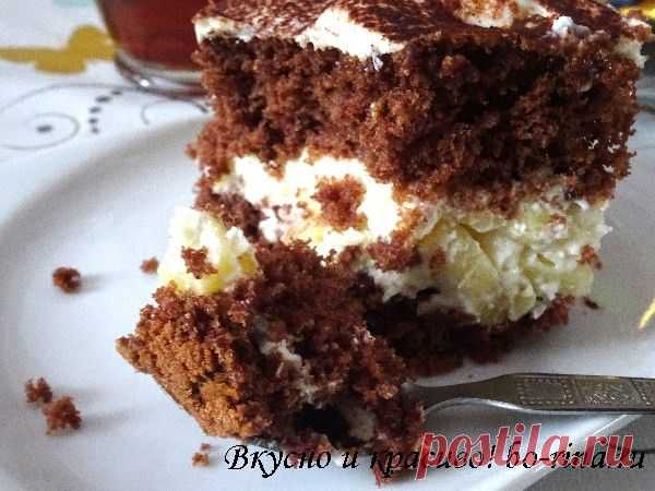Яблочный торт а-ля Тирамису