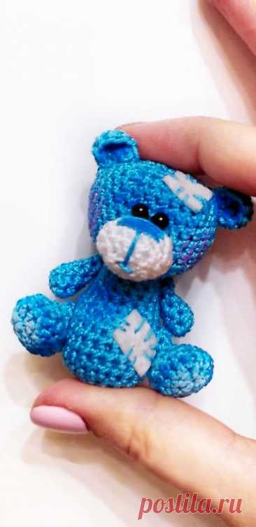 PDF Мишка Тедди крючком. FREE crochet pattern; Аmigurumi doll patterns. Амигуруми схемы и описания на русском. Вязаные игрушки и поделки своими руками #amimore - Медведь, медвежонок, маленький мишка.