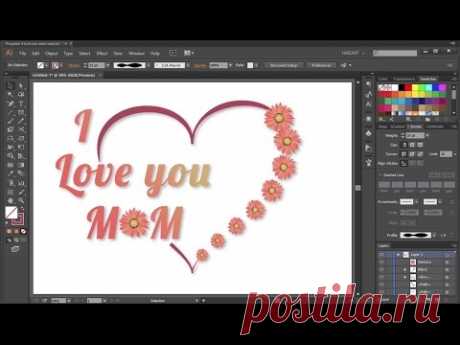 How to Create a Mother's Day Card in Adobe Illustrator