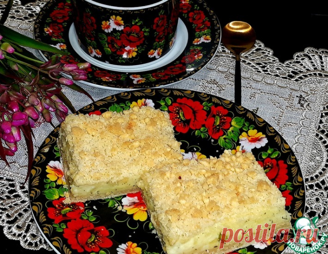 Обсыпной картофельный пирог – кулинарный рецепт