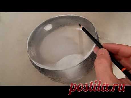 Drawing a Water Drop, Time Lapse - YouTube