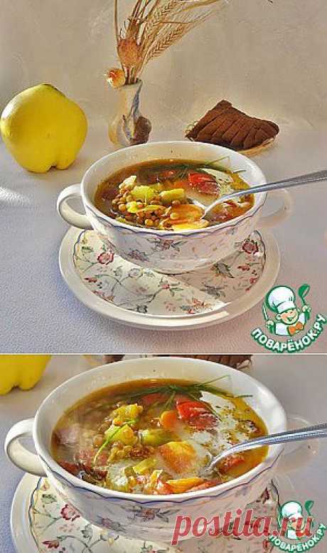 Чечевичный суп с овощами - кулинарный рецепт