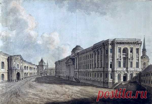 Как выглядела Москва до пожара 1812 года? Картины Алексеева. | Интересно о Москве | Яндекс Дзен
