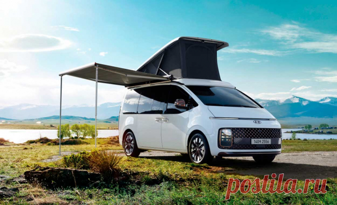 Hyundai Staria Lounge Camper 2023: салон, комплектация, внешний вид