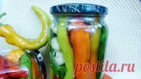 Маринованный острый перец с чесноком - пошаговый рецепт с фото, ингредиенты, как приготовить