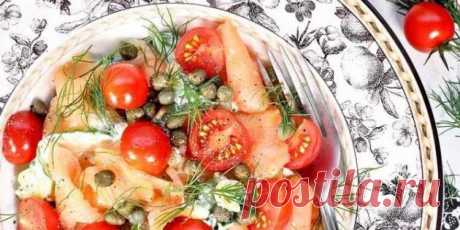 10 простых и вкусных салатов с сёмгой и другой красной рыбой - Лайфхакер