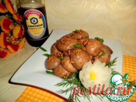 Маринованные шампиньоны в соевом соусе - кулинарный рецепт