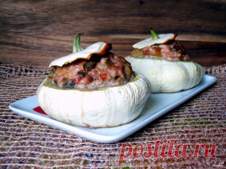 Патиссоны, фаршированные овощами - пошаговый кулинарный рецепт на Повар.ру