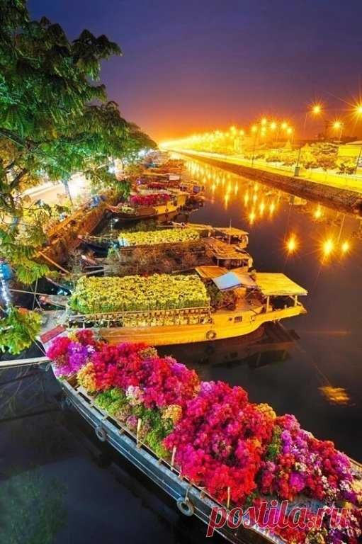 Цветочный рынок Вьетнама