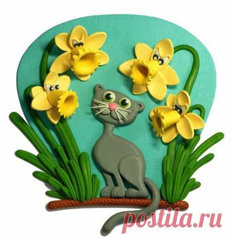 пластелиновые картины  =)