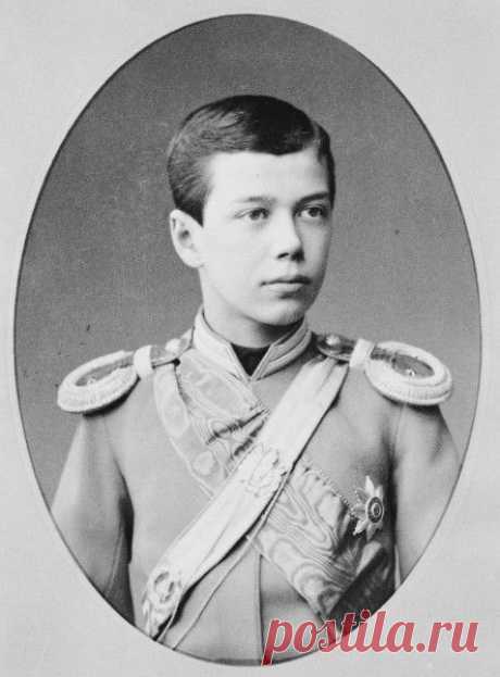 Император Николай II в юности