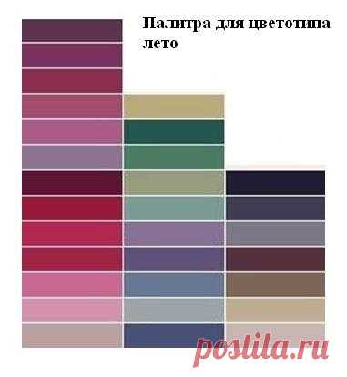 Цветотип лето