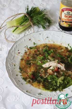 Греческий куриный суп с лимоном - кулинарный рецепт