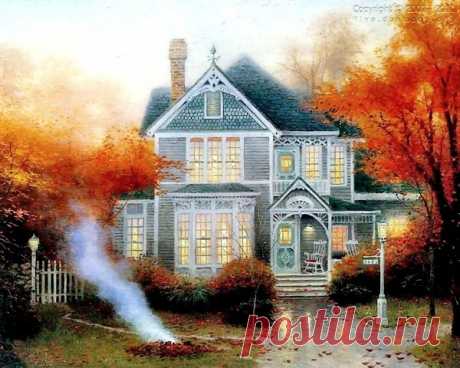 живопись Thomas Kinkade - 69 фото. Фотографии Валентин Иванов.