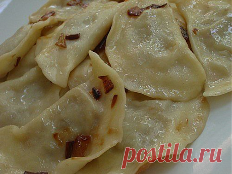 Вареники с куриной печенью.