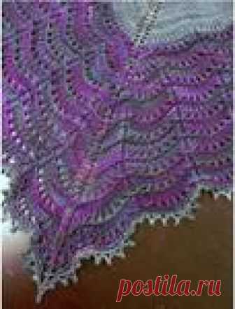 ШАЛЬ HOLDEN SHAWLETTE СПИЦЫ ОПИСАНИЕ