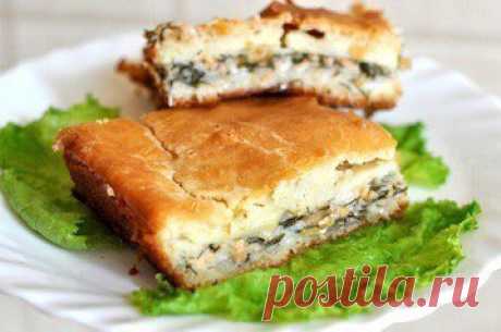 Заливной рыбный пирог с консервами