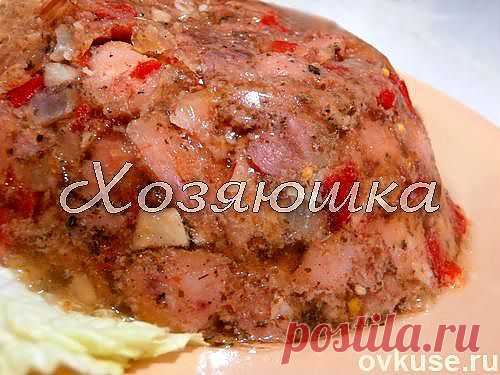 Сальтисон из куриных окорочков со сладким перцем - Простые рецепты Овкусе.ру