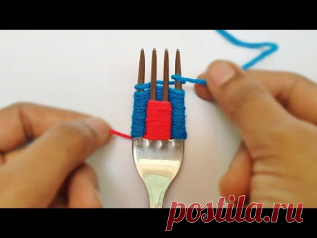 6 Wonderful Flower Crafts Ideas with woolen yarn || woolen thread flowers
