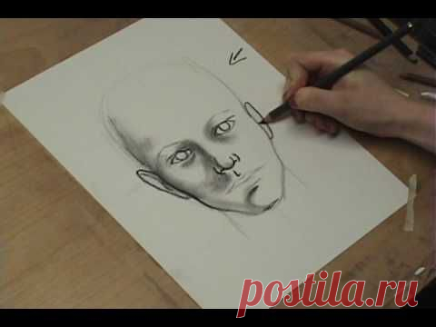 Рисуем лицо человека.