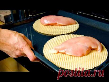 Курица и вафли!!! Всегда съедается до капли! 2 интересных рецепта, которые готовятся проще обычного!