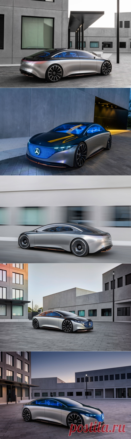 Vision EQS – электрический S-класс будущего от Mercedes-Benz