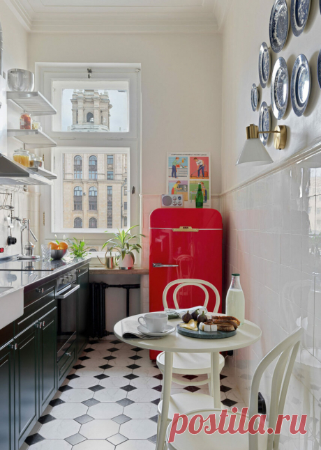 Как оформить маленькую кухню до 10 м²: 9 интересных вариантов | AD Magazine Russia | Яндекс Дзен