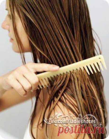 как расчесать мокрые волосы