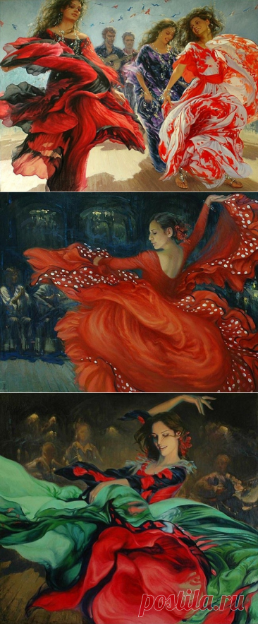 Есть танцы...Российская художница-иллюстратор Елена Куканова