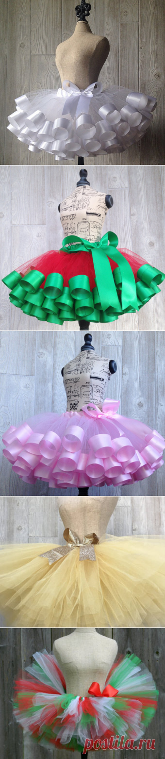 Ribbon Trimmed Tutu Sewn Tutu Custom Tutu Fluffy Tutu