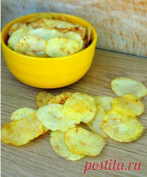 Картофельные чипсы за 10 минут