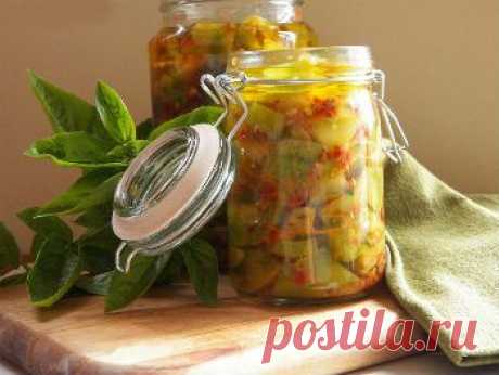 Рецепт салата из зеленых помидоров на зиму - Овощи на зиму . 1001 ЕДА вкусные рецепты с фото!