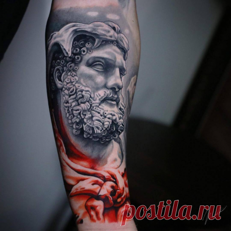 ТАТУ-МАСТЕР MICHAEL CLOUTIER (ЧЕРНО-СЕРАЯ, ЦВЕТНАЯ, РЕАЛИЗМ, ТРЭШ ПОЛЬКА) | Tattoo-Voops | Яндекс Дзен