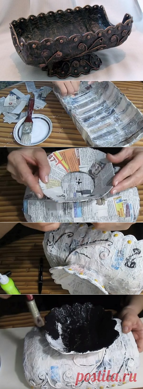 Бронзовая хлебница своими руками / Домоседы