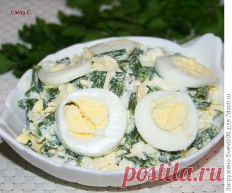 Салат из стручковой фасоли и яиц - пошаговый рецепт приготовления с фото