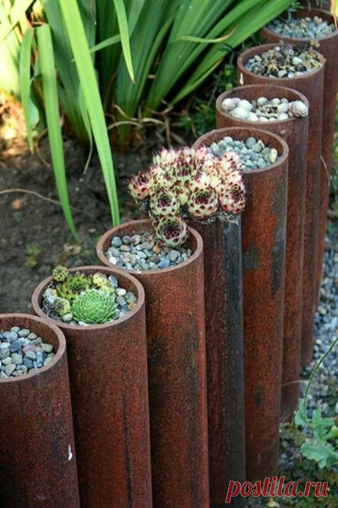50 смелых окантовок газона и дорожек - Chic Crafts