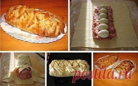 Мясной рулет в тесте «по-домашнему»

Это очень вкусно. Я готовлю всегда сразу 2 порции, так как для трех мужчин одного рулета маловато будет.
Рецепт в группе: https://www.odnoklassniki.ru/group51819147165827