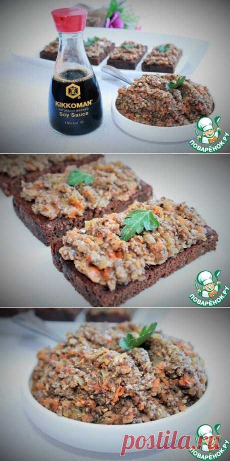 Икра из шампиньонов - кулинарный рецепт