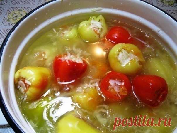 Перец фаршированный капустой в маринаде. Особенный рецепт! Это просто ооочень вкусно! - Скатерть-Самобранка - медиаплатформа МирТесен