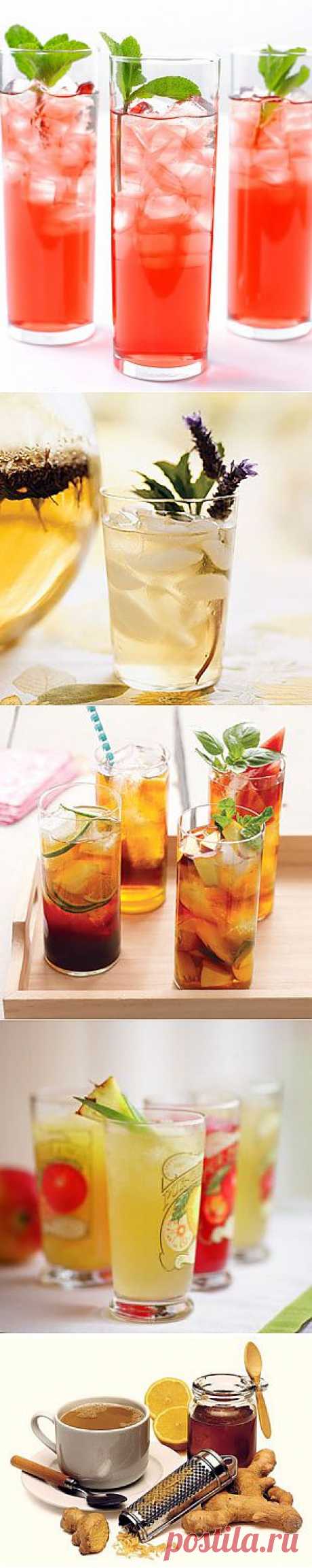 Рецепт 10 рецептов освежающего и полезного ледяного чая с фото в домашних условиях