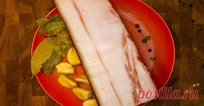 Рецепт вкусного сала в рассоле