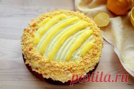 Бархатный торт &quot;Лимонник&quot; - красивый и очень вкусный Лимонный привкус в тортах придаём им свежий и яркий вкус. Предлагаем сегодня рецепт торта, в котором главную роль исполняет лимон, его сок и цедра.