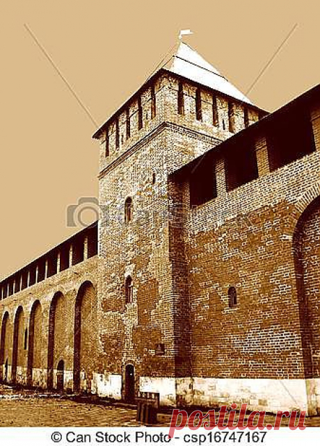 Stock Image of Tower Mokhovaya Smolensk fortress - Photo Smolensk... csp16747167 - Search Stock Photography, Photos, Pictures, and Photo Clip Art