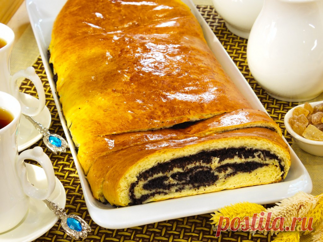 Маковый рулет (дрожжевой). Маковый рулет (дрожжевой)