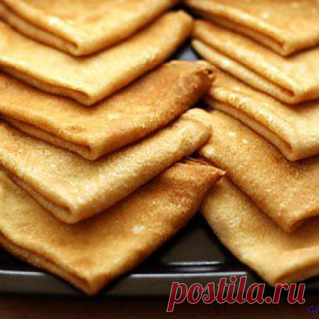 ЗАВАРНЫЕ БЛИНЫ НА МОЛОКЕ.