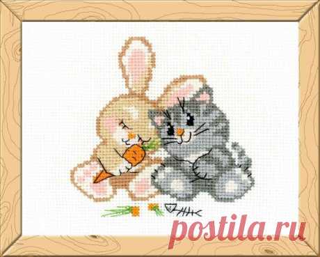 Любовь-морковь (арт.НВ103 Риолис) купить в Stitch и Крестик