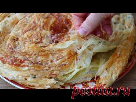 Рецепт моей бабушки! Самый простой способ приготовить 30-слойное слоеное тесто из 3-х кусков теста.