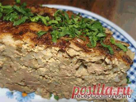 Запеканка из куриной печени